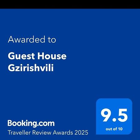 Guest House Gzirishvili Kvareli Bagian luar foto